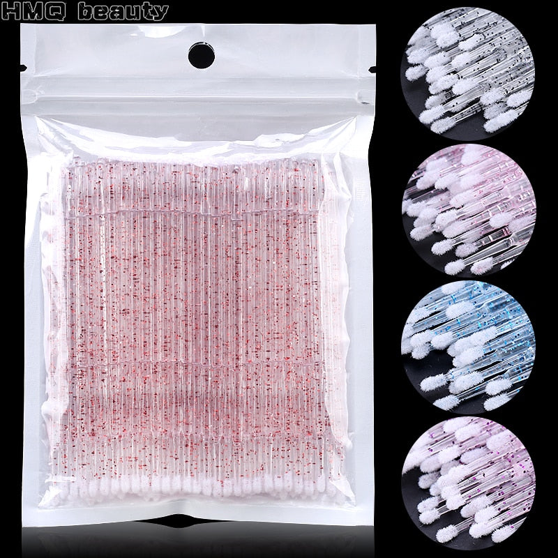 Disposable Eyelash Brushes and Swabs for Lash Extension Removal Disposable Eyelash Brushes and Swabs for Lash Extension Removal